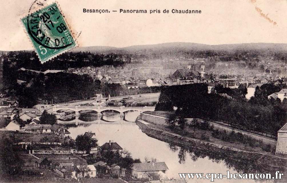 Besançon. - Panorama pris de Chaudanne